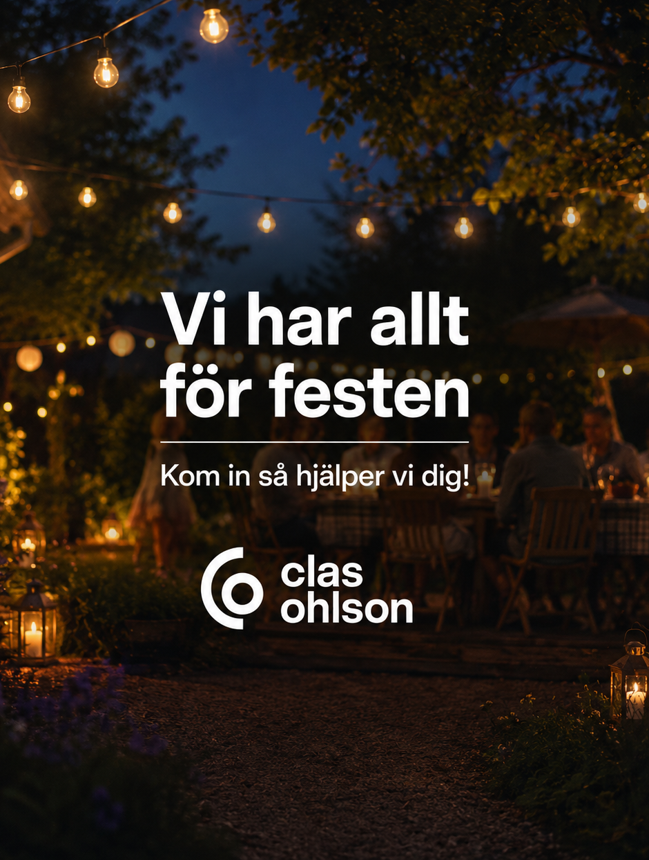 Vi har allt för festen